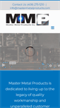 Mobile Screenshot of mastermetalproducts.com